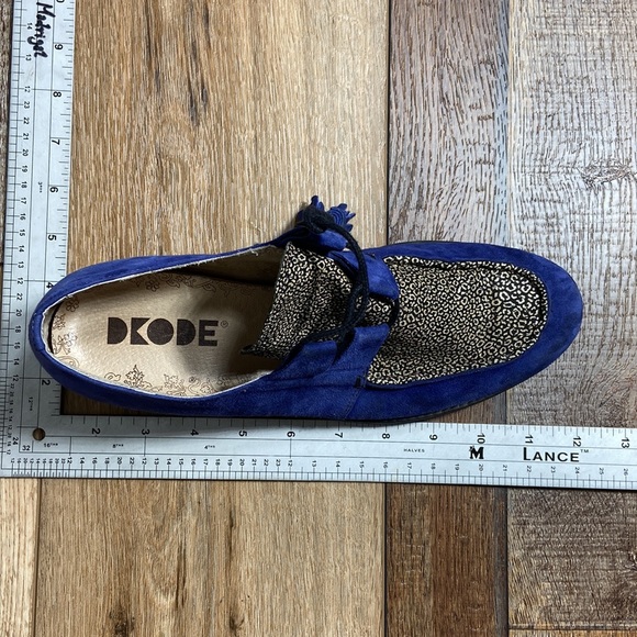 Dkode Percy Suede Tie Loafers Size 39 - Picture 9 of 10